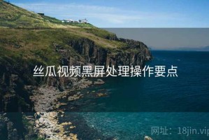 丝瓜视频黑屏处理操作要点