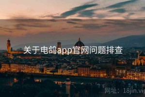 关于电鸽app官网问题排查
