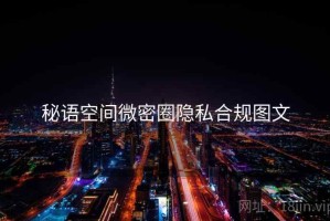 秘语空间微密圈隐私合规图文