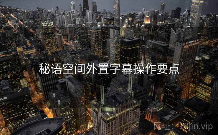 秘语空间外置字幕操作要点
