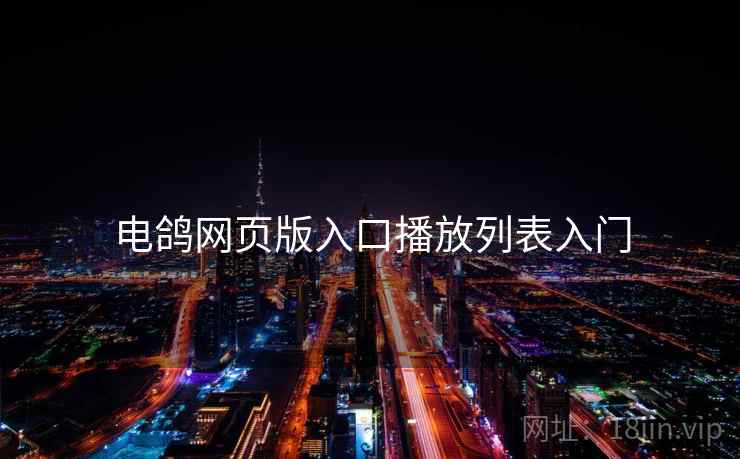 电鸽网页版入口播放列表入门
