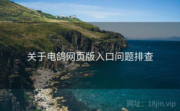 关于电鸽网页版入口问题排查