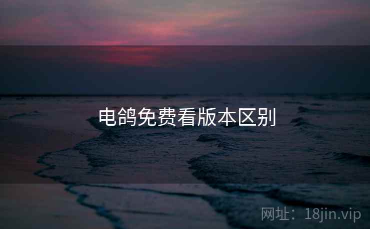 电鸽免费看版本区别